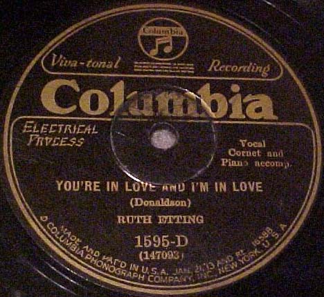 78-You're In Love and I'm In Love- Columbia 1595-D
